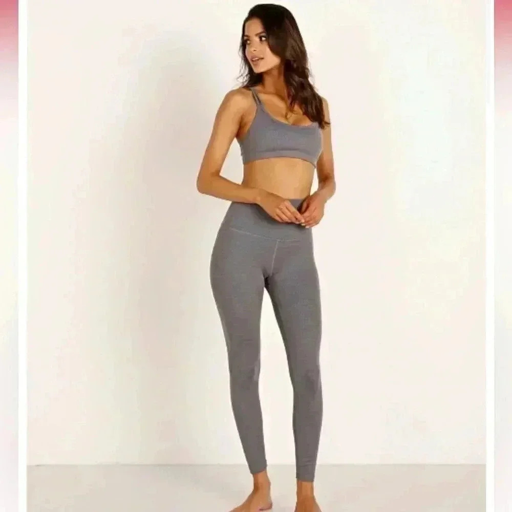 Beyond Yoga | Dimensions High Waisted Rib Midi Legging